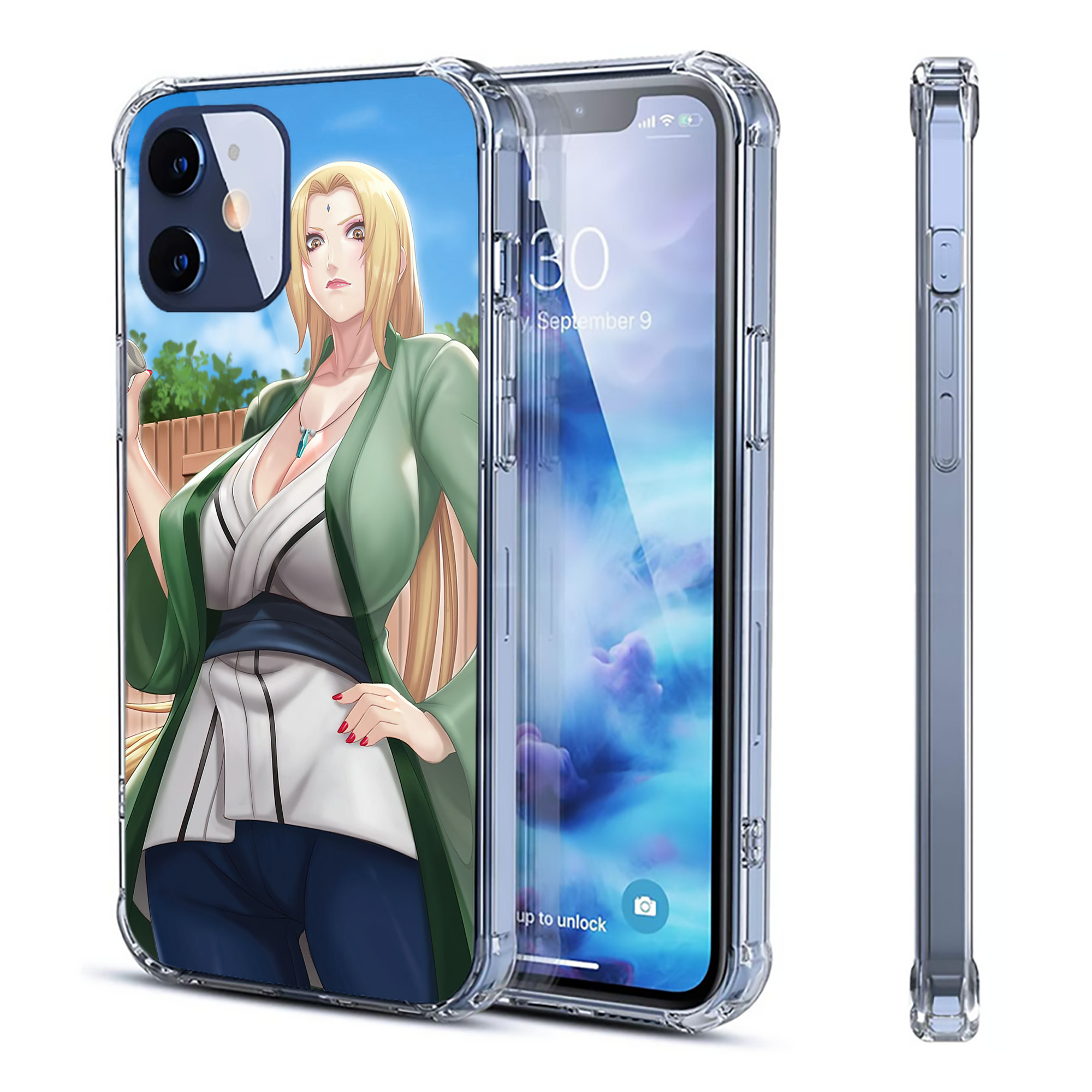 （画像用） NARUTO -ナルト- NARUTO -ナルト- 疾風伝 【iPhone 12シリーズ対応】透明スマホケース（クリアソフトケース）